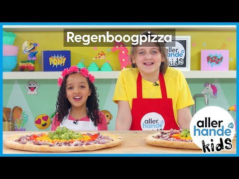 Regenboogpizza bakken - Allerhande Kids